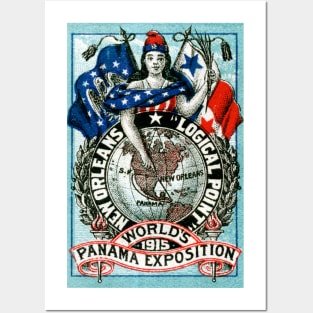 1915 New Orleans Panama Exposition Posters and Art